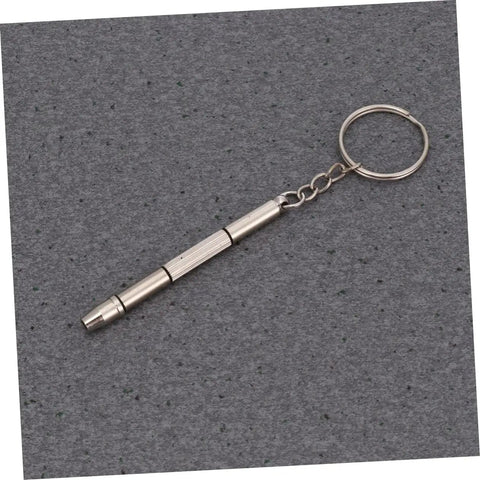 Premium Stainless Steel Micro Screw Kit With Tiny Screwdriver And Tweezers slim screwdriver keychain tool for easy repairs
