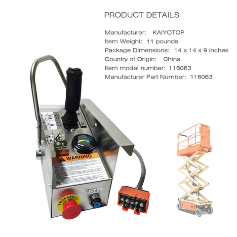 Beef Up Your SkyJack Scissor Lifts With This Control Box Assembly With Joystick Replacement Part 116063 115985 117228 117900 117899