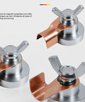 Heavy Duty Welding Magnetic Ground Clamp With Strong Holding Power For Fast Setup And Secure Fixture On Any Metal Work Surface To Boost Your Efficiency Today, showing various angles and detailed design.