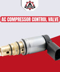 Control Solenoid Valve For Sanden PXE16 PXE14 1K0820803E AC Compressor Replacement shown on red background