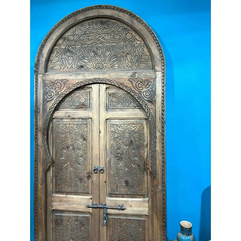 Hand Crafted Barn Door With Rustic Antique Look Made To Order Solid Wood Interior Sliding Or Hinged Door In Custom Sizes