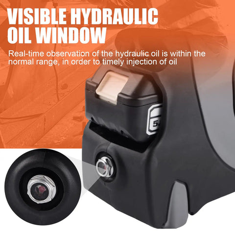 Heavy Duty Cordless Hydraulic Pump Power Pack 10K Psi Two Stage Single Acting 750W Aluminum Motor Battery Powered For Punching And Bending No Cord Hassle Built Like A Tank