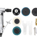 Kickass Pneumatic Die Grinder With 90 Degree Angle Head For Hella Smooth Metal And Wood Deburring Air Powered Rotary Tool parts and accessories layout