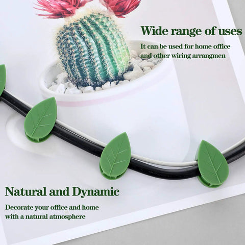 Slick Green Leaf Plant Climbing Clips With Transparent Adhesive Backers Secure Vines Ivy Houseplants On Walls Without Drilling Just Zero Drama Botanical Vibes For Any Room Making Indoor Gardening A Total Breeze