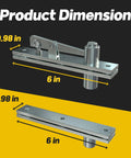 Pivot Hinge for Doors and Cabinets With 360 Degree Stainless Steel Shaft Smooth Silent Movement
