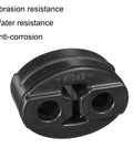 X AutoHaux 4 Pack Universal Muffler Hanger Insulators Bushing Kit For Car Exhaust Rubber Mount Bracket Support Tail Pipe Isolator Replacement 13Mm Id Fits Honda Civic And More black rubber exhaust hanger bushing, abrasion, water and corrosion resistant