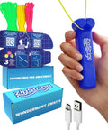 Crazy Fun Rope Launcher Toy For Kids And Adults, Fly A String Loop Across The Sky For Endless Tricks And Laughs, Bold Blue Handheld Toy