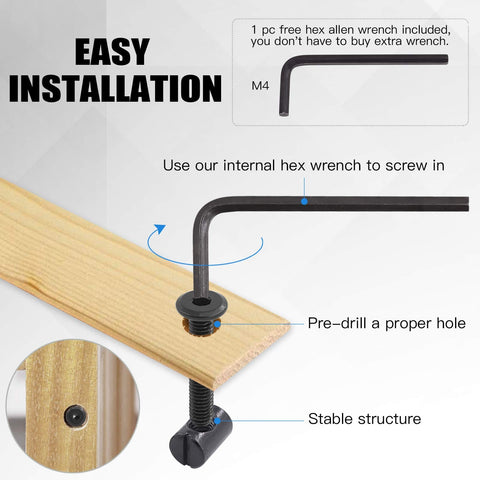 Diagram showing All In One Baby Crib Hardware Kit With M6 Hex Socket Cap Bolts And Nuts 141 Pcs In 15 To 80mm Sizes Allen Wrench Included