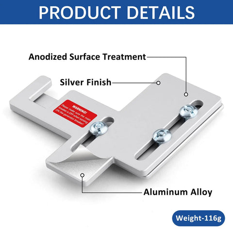 Generator Interlock Kit For 150 And 200 Amp Siemens Or Murray Panels, anodized aluminum, silver finish, product details displayed