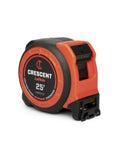 25 ft tape measure, 1-3/16 By 25 Foot Command Control Series Yellow Clad Engineers Tape Measure With Anti-Pinch Finger Tip Control