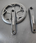 Ride-Ready Bike Crankset With 48T 52T Chainring And Chain Cover, 170mm Aluminum Alloy Arm, fits 6/7/8 Speed bicycles