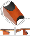 Guitar Fret Leveling Kit For Pros And DIY Hobbyists Neck Rest Cradle with dimensions