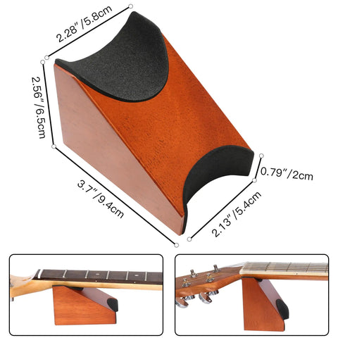 Guitar Fret Leveling Kit For Pros And DIY Hobbyists Neck Rest Cradle with dimensions