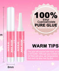 Ultra Fast Nail Glue For Acrylics And Press Ons, Super Strong Adhesive That Lasts 2 To 4 Weeks, Quick Dry In 3 To 5 Seconds Without UV
