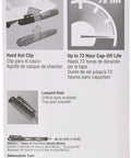 Back packaging of Inkzall Chisel Tip Multi Surface Jobsite Marker That Writes Through Dusty, Wet, and Oily Surfaces 2 Pack