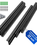 Bottom Mount Drawer Slides Go To Heavy Duty Full Extension Rails 265 Lbs Capacity For Under Stairs Cabinets And Deep Storage 32 Inch