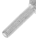 5Mm Bore M5 Male Right Hand Thread Rod End Bearing Metric Rose Joint Heim Spherical Swivel Threaded Shaft Eye Hardware For Steering Linkage Zinc Plated Steel With Bronze Insert Heavy Duty High Load Capacity close-up of threaded shaft