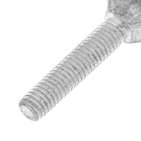 5Mm Bore M5 Male Right Hand Thread Rod End Bearing Metric Rose Joint Heim Spherical Swivel Threaded Shaft Eye Hardware For Steering Linkage Zinc Plated Steel With Bronze Insert Heavy Duty High Load Capacity close-up of threaded shaft