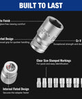 Image showcasing Slick 1/4 Inch Mini Ratchet Wrench Set With Magnetic Hex Bit Holder And Double Head Design built for durability with Cr-V steel.