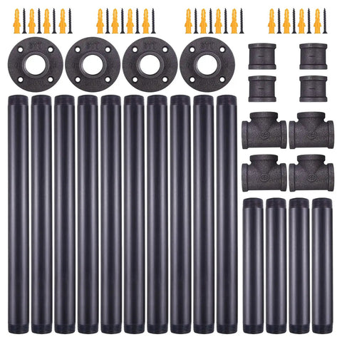 Industrial Pipe Table Leg Set 38 Inch By 14 Inch H Shape Iron Base For Bar Height Pub Tables Desks Nightstands DIY Wood Projects Heavy Duty Build For That Boss Industrial Vibe 2 Pack