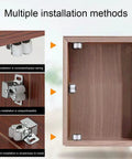 Push Release Magnetic Cabinet Latch With Double Wheel Spring Ball Bearing Door Catch installation methods