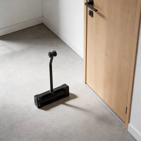Automatic Hydraulic Door Closer With Stainless Steel Spring Hinge For Residential And Commercial Doors near wooden door.