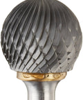 Carbide burr, ball-end, double-cut for die grinder; 1/4 in shank, close-up view