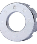 Six In One Bicycle Spoke Tool For Wheel Truing And Repairs, durable alloy construction, showing 10 11 12 13 14 15 gauge slots