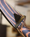 Calf Hair Arrow Rest for Recurve and Longbow Silent Mode with directional hair and peel-and-stick adhesive on wood bow.