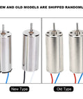 Comparison of new and old Two Pack 8520 Hollow Cup Drone Motors Three To Five Volt Power With Zero Point Fifteen Amp Current