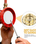 Installing Right On Track Four Pack Flat Round Fire Sprinkler Cover Plates Slick Concealed Ceiling Caps for protection.