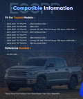 Compatibility list for Plug And Play Wheel Hub And Bearing Assembly Front Left Right 6 Lug 950-004 with a Toyota truck image