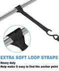 Heavy Duty Tie Down Straps With Hook Cam Buckle 1 Inch By 8 Feet 1200 Lb Break Strength 400 Lb Working Load Extra Soft Loops