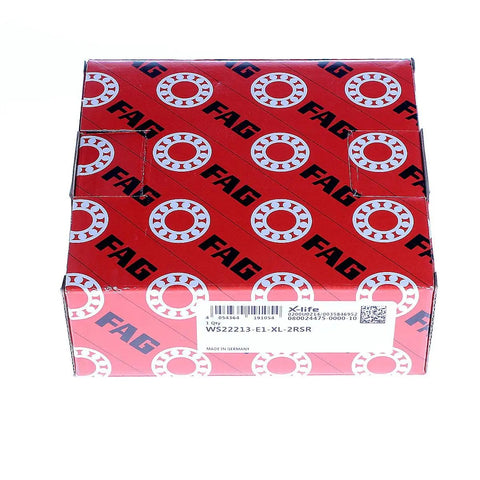 Double Sealed Spherical Roller Bearing 65 mm Bore 120 mm OD 38 mm Width Rock Solid Top Shelf German Steel Construction box packaging.