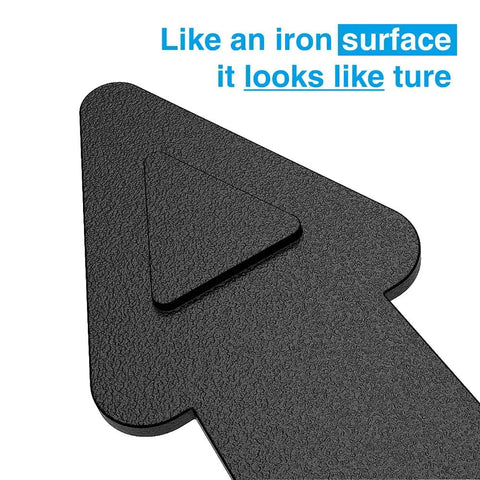 Level Up Your Garage With These Badass Magnetic Door Hardware Sets Featuring Four Classic Faux Hinges And Two Sleek Handles Heavy Duty Magnets Grip Steel Like Glue Weather Ready Zero Assembly Required. Close-up of textured black magnetic hinge.