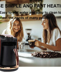 550W Single Cup Electric Turkish Greek Coffee Maker 250ml Hot Beverage Brewer For Home Use With Fast Heat Up Time