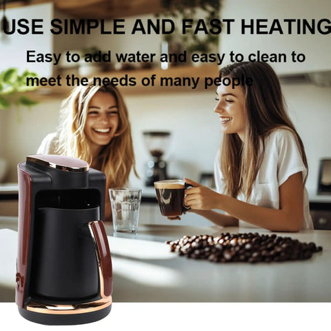 Turkish Coffee Maker 250Ml Single Cup Electric Brewer With Included Cup 550W Fast Heating For Rich Greek Coffee At Home