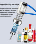 Filling nozzle for Straight Up Automated Pneumatic Liquid Filling Machine With Bulletproof Stainless Steel Build And No Drip Nonsense Nozzle.