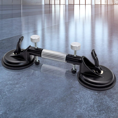 Two Pack 6 Inch Adjustable Granite Seam Setter with Strong Suction Cups for Stone Marble and Glass Slab Installations on floor