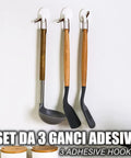 Heavy Duty Adhesive Wall Hooks For Bathroom And Kitchen Built Tough With Super Grip Oil Resistant Plastic Surface Mounts Zero Hole Punch Needed Fully Waterproof Set Of Three White Units with kitchen utensils.