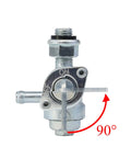 Gas Tank Fuel Switch Valve Petcock With 10x1.25 Threading, 90 Degree On Off, Universal Generator Fuel Valve For Champion And Firman