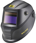 Savage A40 Black Auto Darkening Welding Helmet Pro Grade With External Shade Adjustment From DIN 9 To DIN 13, side view