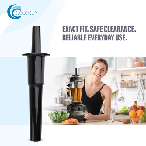 Woman using blender with Tamper Replacement For Classic 64 Oz Blender Jar Fit 13 Inch Tall Container Replacement Part