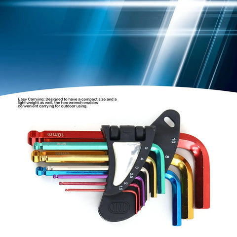 Premium Precision Metal Hex Key Kit With Extended Long Arm Handle For Tough Installations And Manufacturing Jobs That Let You Crush Any DIY Project Or Heavy Duty Work Fast Without The Frustration Of Stripping Screws Or Wasting Time, 9-piece set