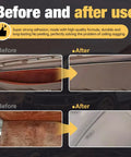Before and after use of Car Headliner Repair Glue With Brush Flexible Adhesive For Fabric Foam Vinyl Leather Interior Quick Drying Multi Surface Auto Roof Liner Adhesive For Saggy Headliners