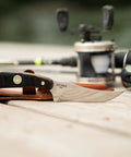 Generational USA Fixed Blade Knife With Three Point Five Inch Clip Point Skinner And Seven Point Twenty Five Inch Overall Length 1095 HC Stainless Steel