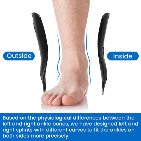 Gel Foam Ankle Stabilizer Brace With Adjustable Rigid Stirrup For Sprains And Tendonitis Relief, Right Foot Small Size model