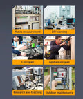 Images of various uses for Handheld Oscilloscope With 5Ms Real Time Sampling Rate And 1MHz Bandwidth, Dual Channel for repairs and research.