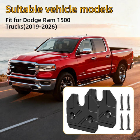 Dodge Ram 1500 Sun Visor Repair Kit Heavy Duty Aluminum Clip Replacement U Shaped Visor Clip Fix For 2019 To 2026 Models Car Repair Accessories 2 Pack Today with screws and truck