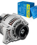 High Amp Alternator for Honda Accord 1994 1995 1996 1997 2.2L Replacement 12V 80Amp CCW 6 Groove Pulley Fits 13539N 135398 31100P0BA01
